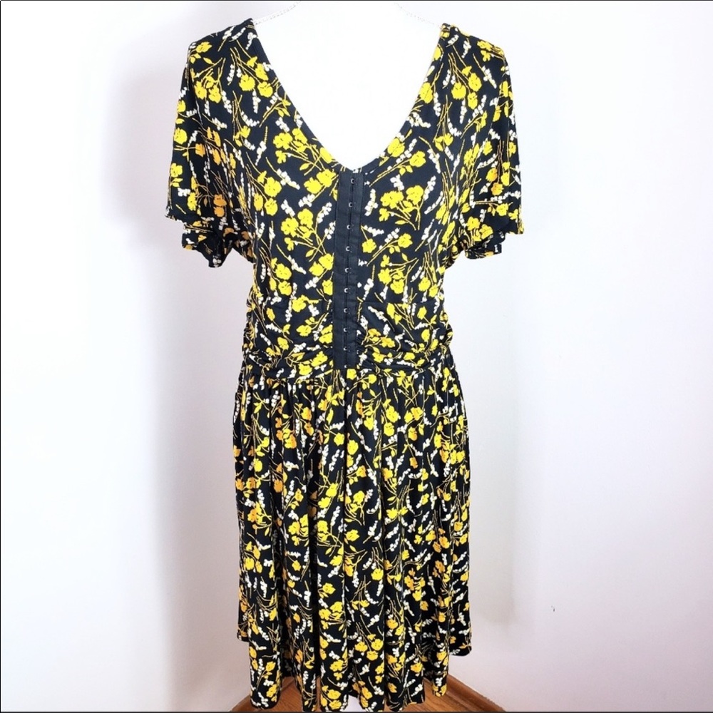 Anthropologie Maeve Paris Printed Dress